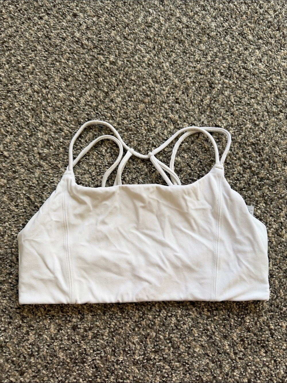 Athleta White Small Sports Bra